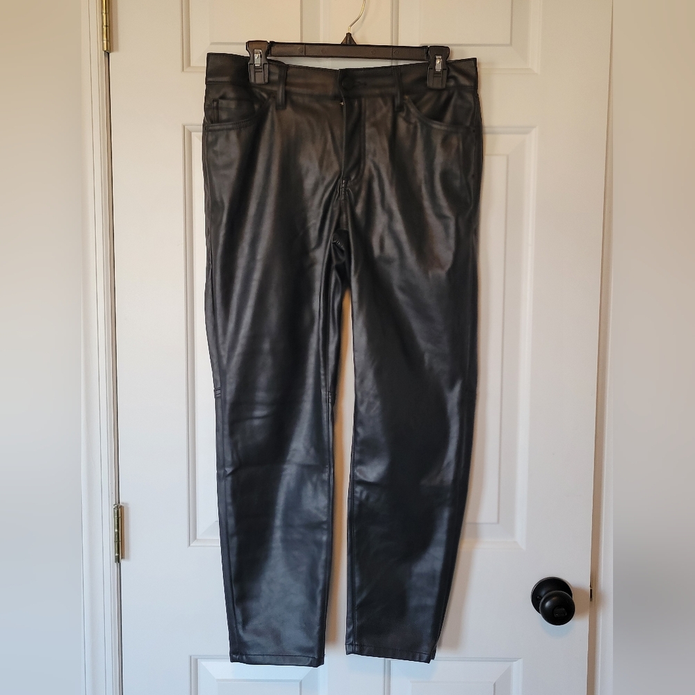 NWT Torrid Perfect Skinny Faux Leather Mid-Rise Pants size 10R